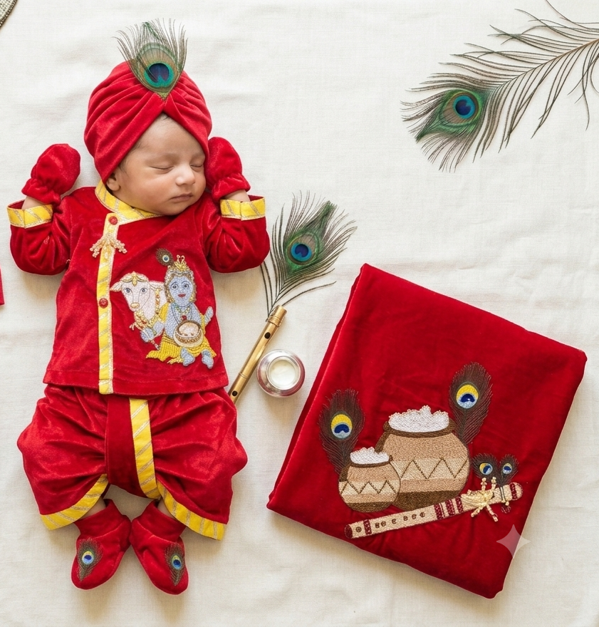 Krishna dhoti set