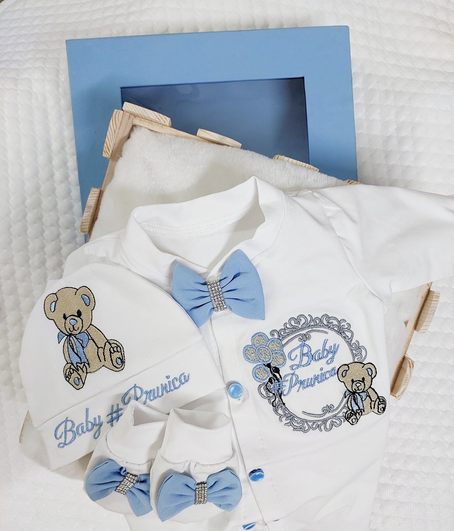 The Teddy Baloon Romper Set