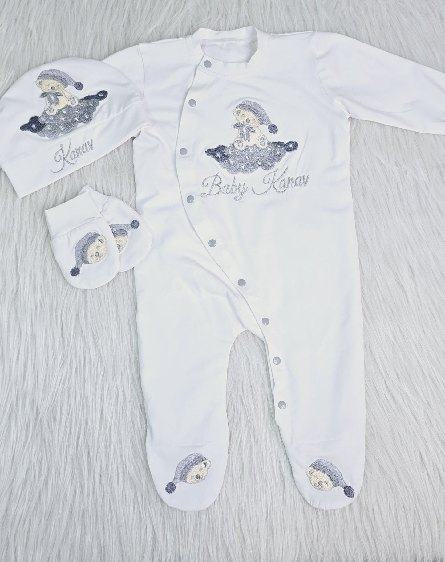 The Dreamy Side Pattern Romper Set