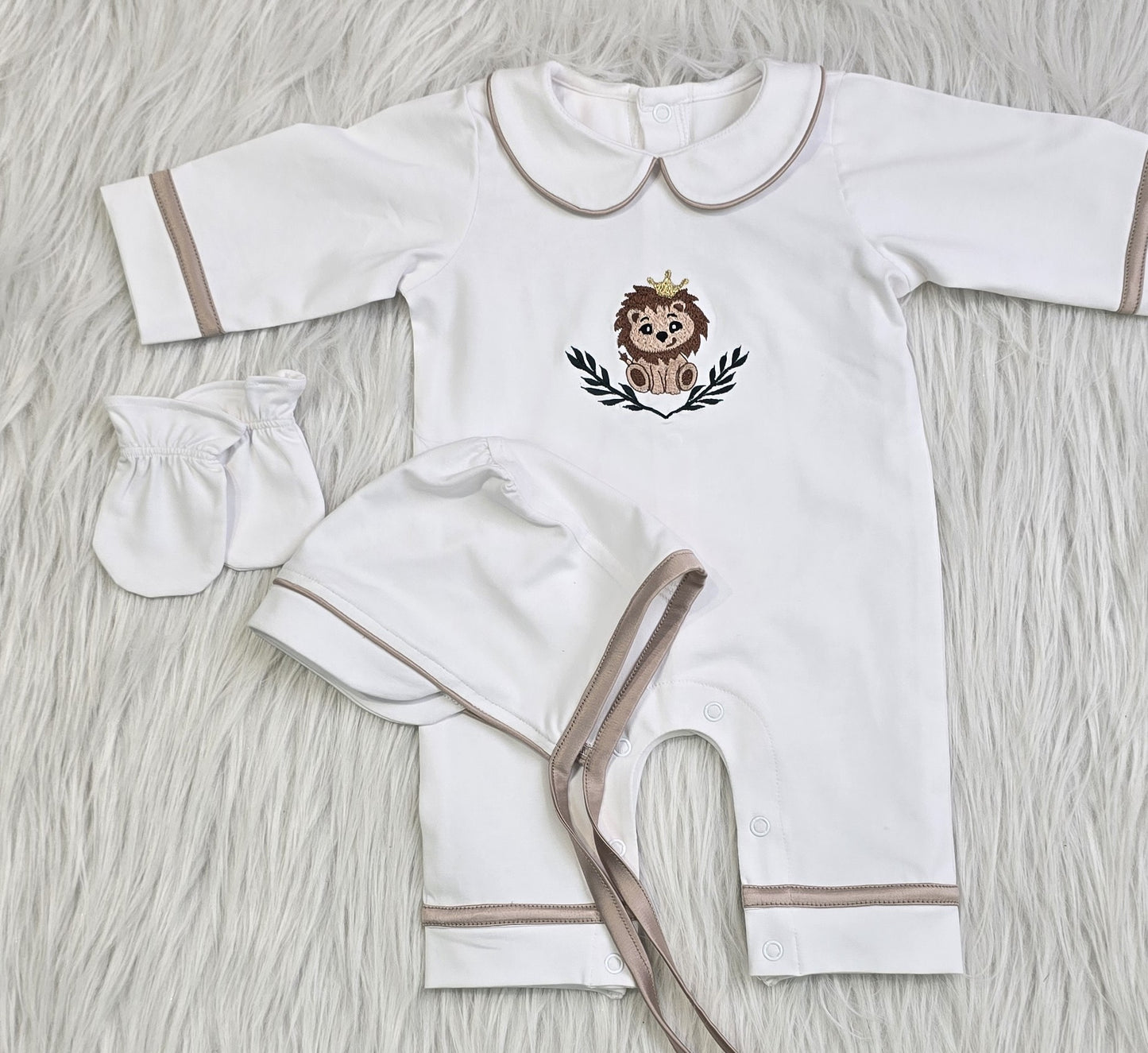 The Lion Cub Romper & Cap set