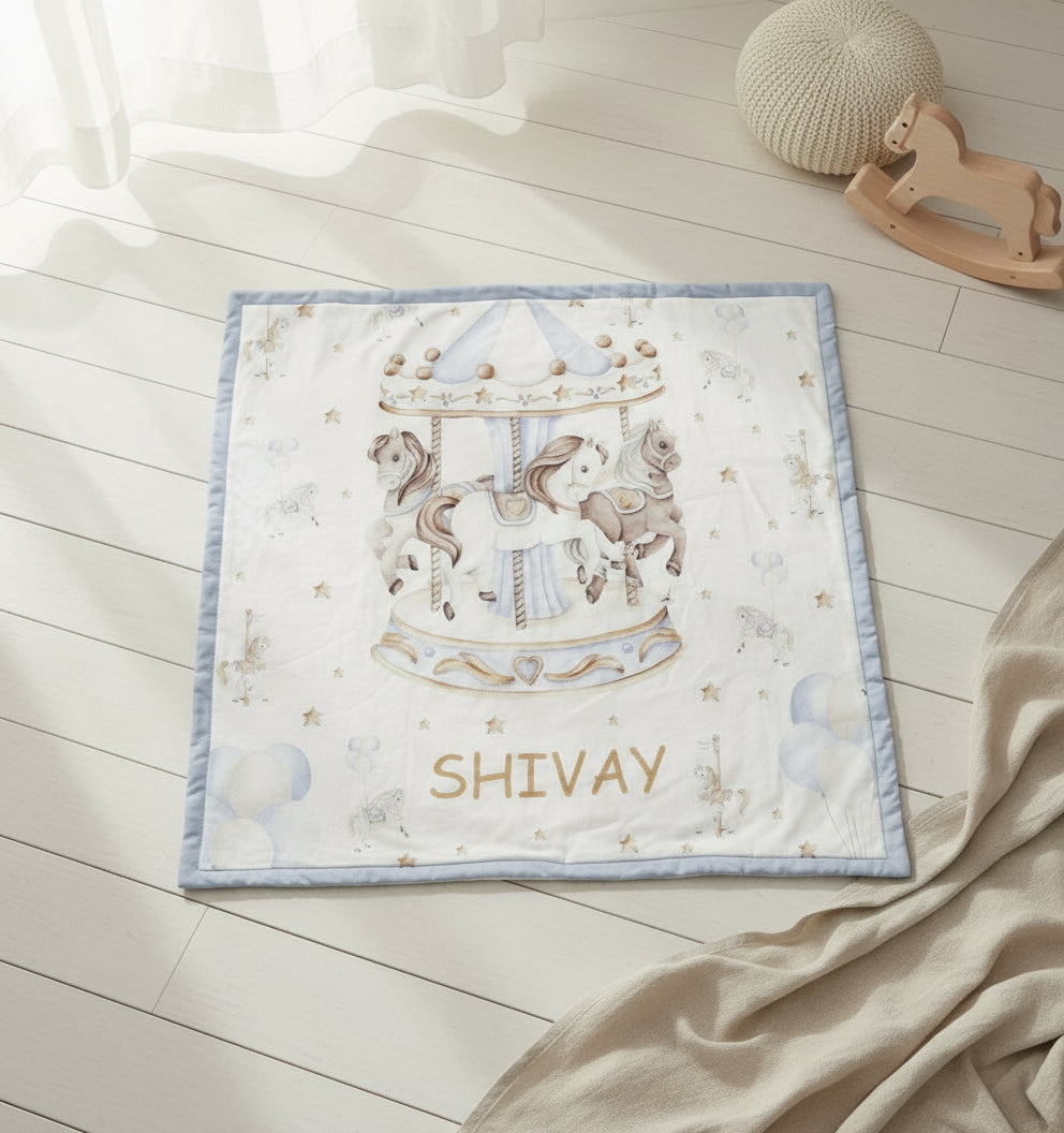 The Horse Carousel Blanket