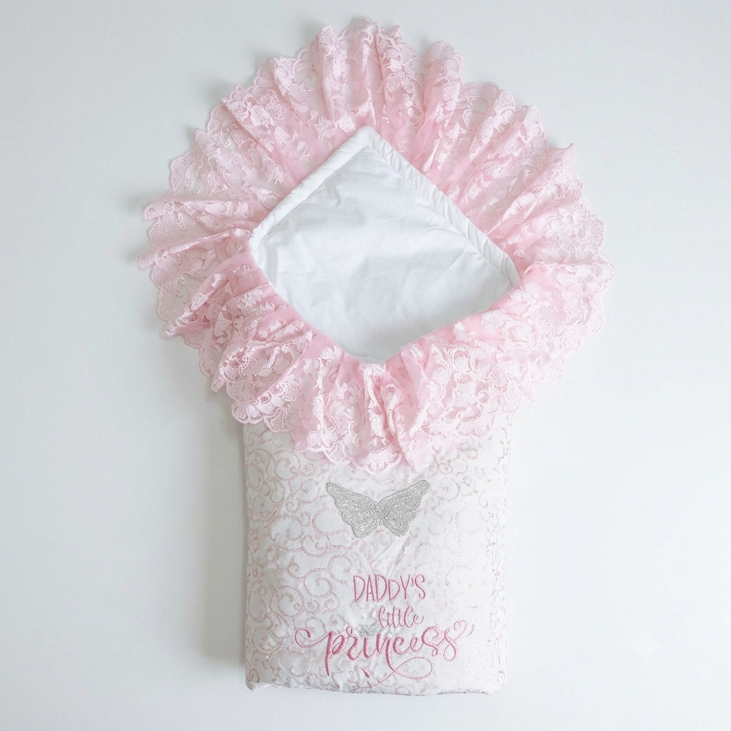 Blush Butterfly Baby Wrap