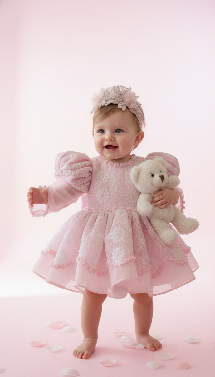Blush Fairy-Tale Frock