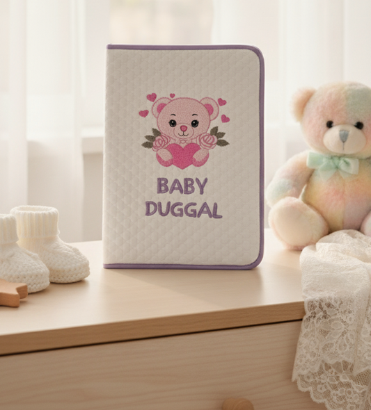 Pink Teddy File Folder