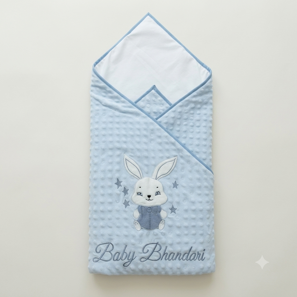 Powder Blue Bunny Wrap