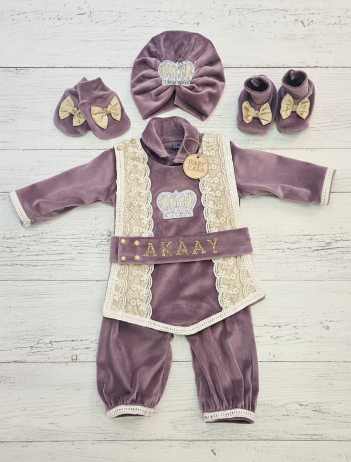 Custom Royal Velvet Milestone Set.