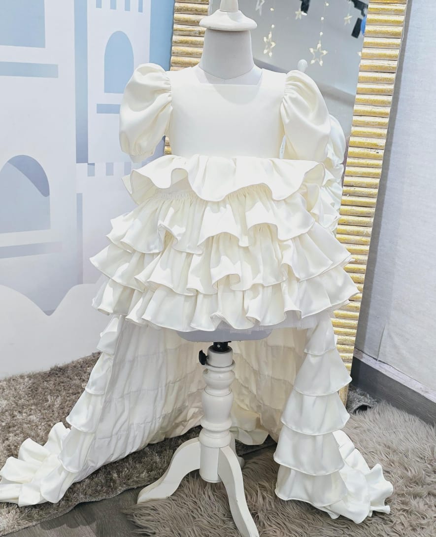 The White Trail Frock