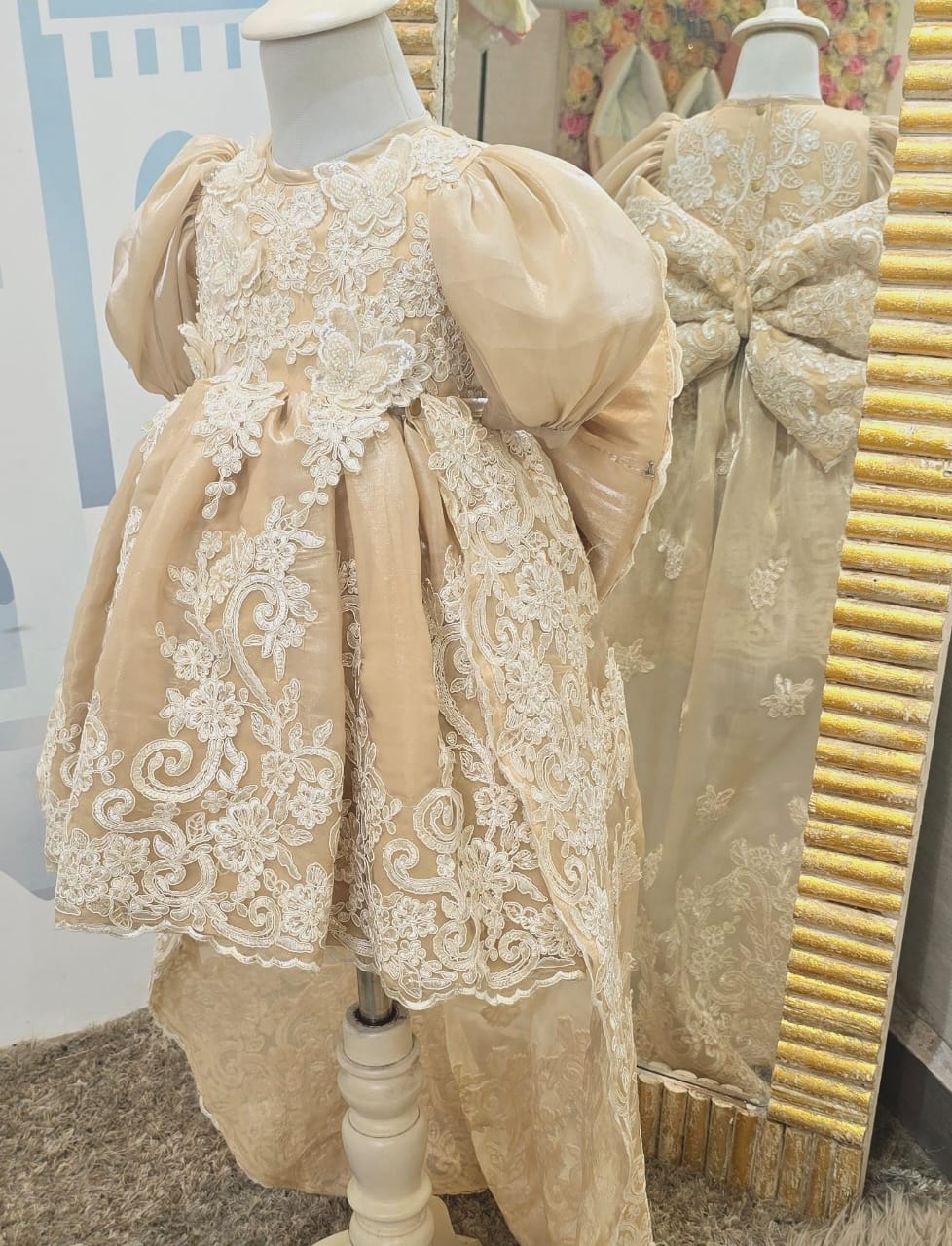 The Vintage Gold Frock