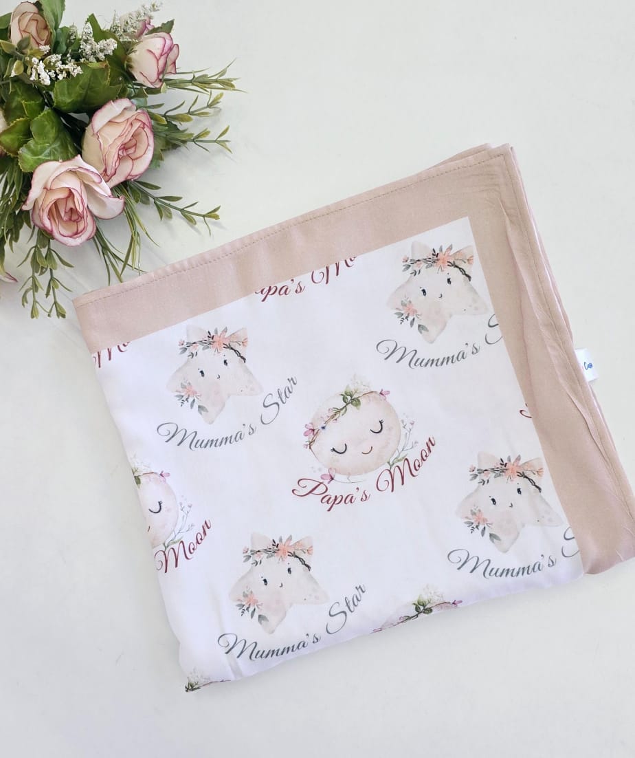 The Star Moon Swaddle Sheet