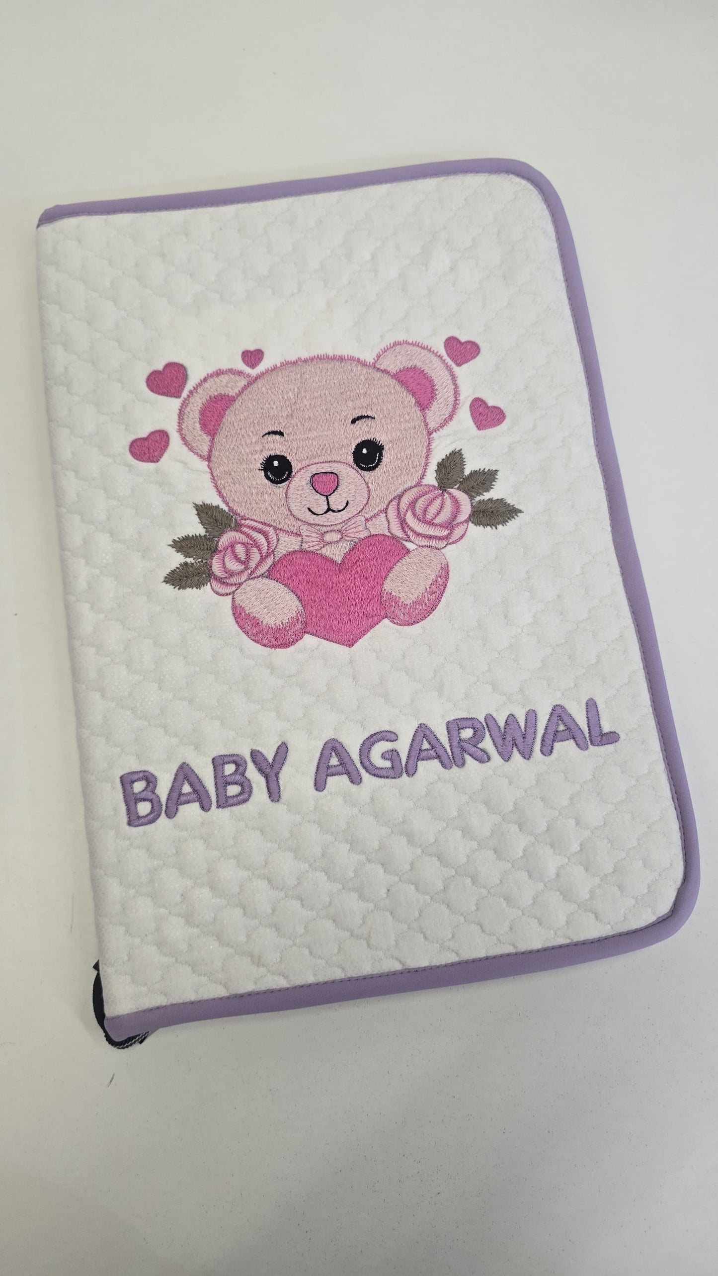 Pink Teddy File Folder