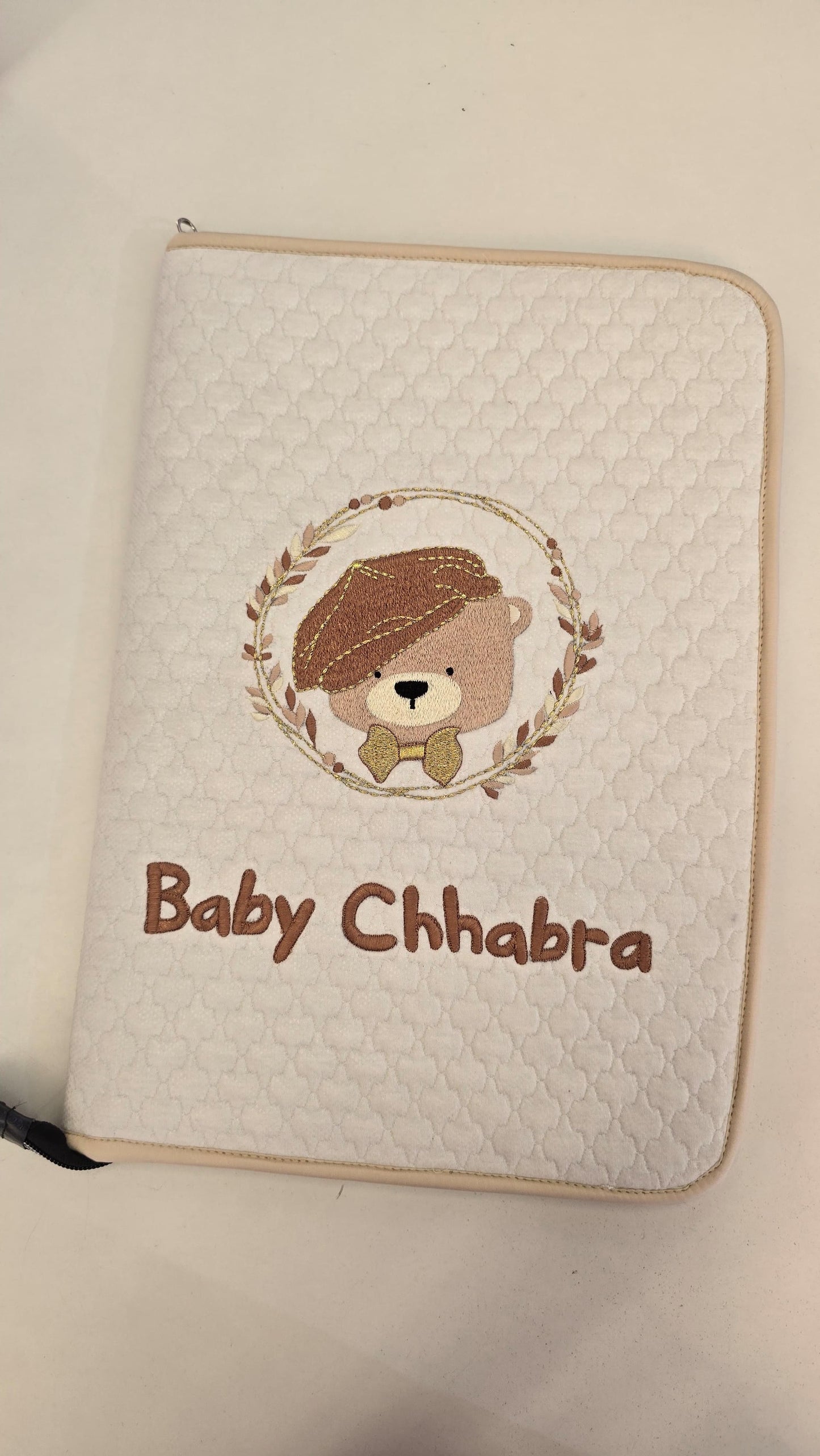 Brown Teddy Bear File Folder