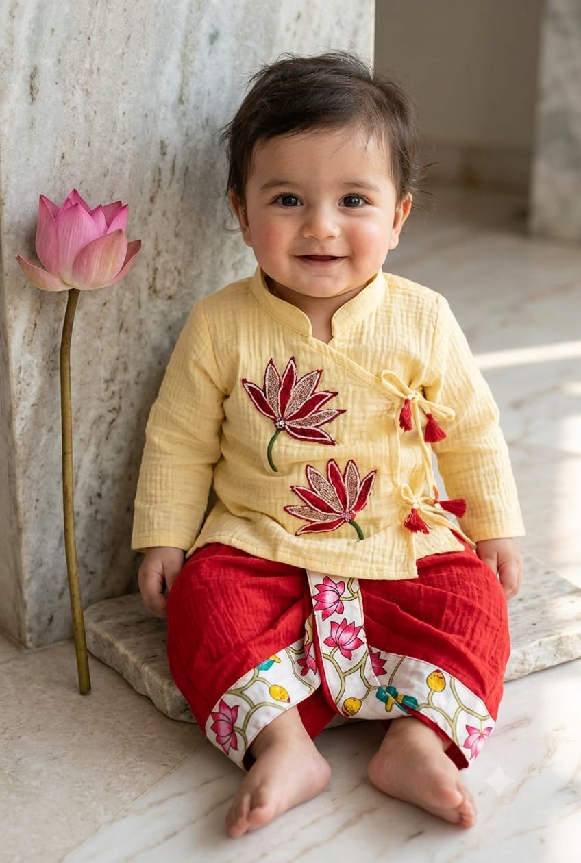 Lotus Janmashtami outfit