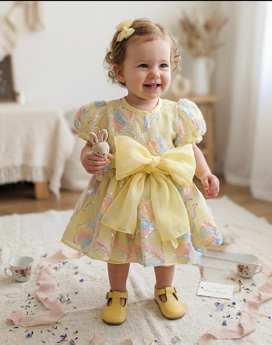 Seraphina Lemon Dress
