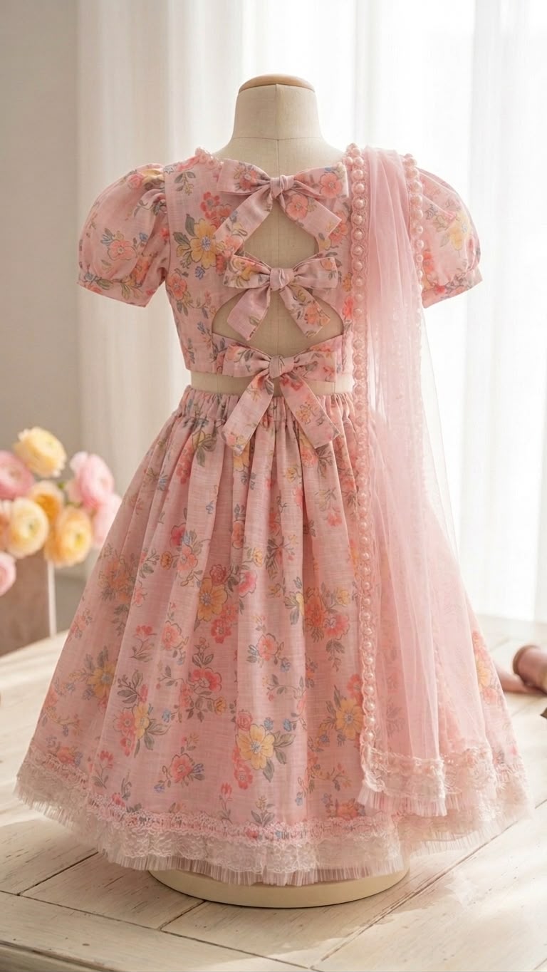 Blossom & Bows Floral Lehenga