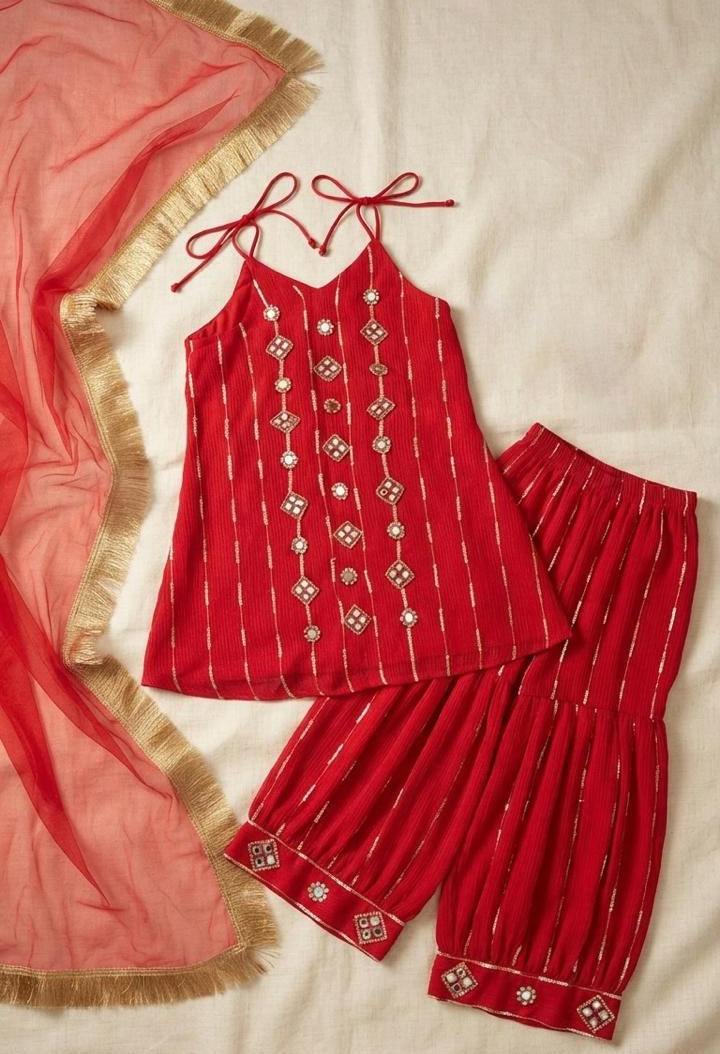Elegant Red suit set