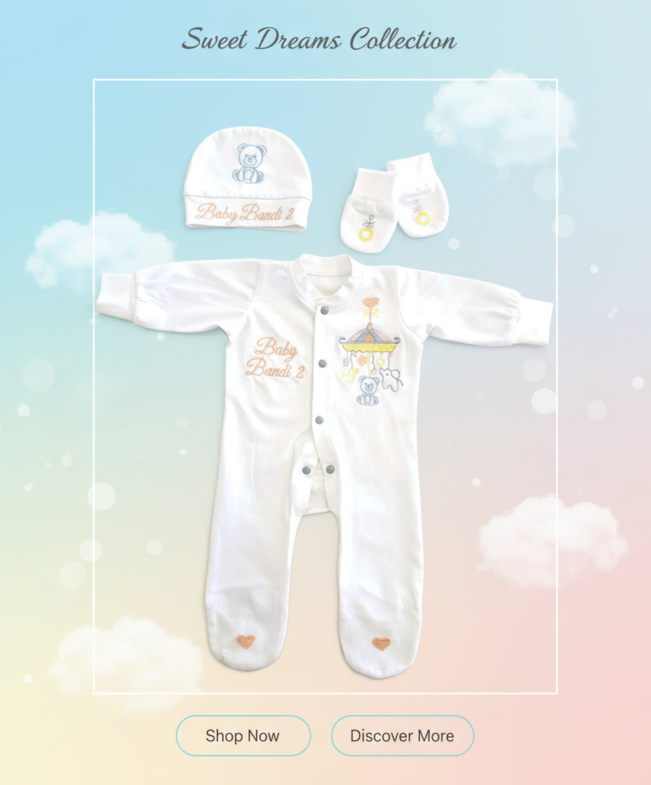 Cute Embroidered Romper Set