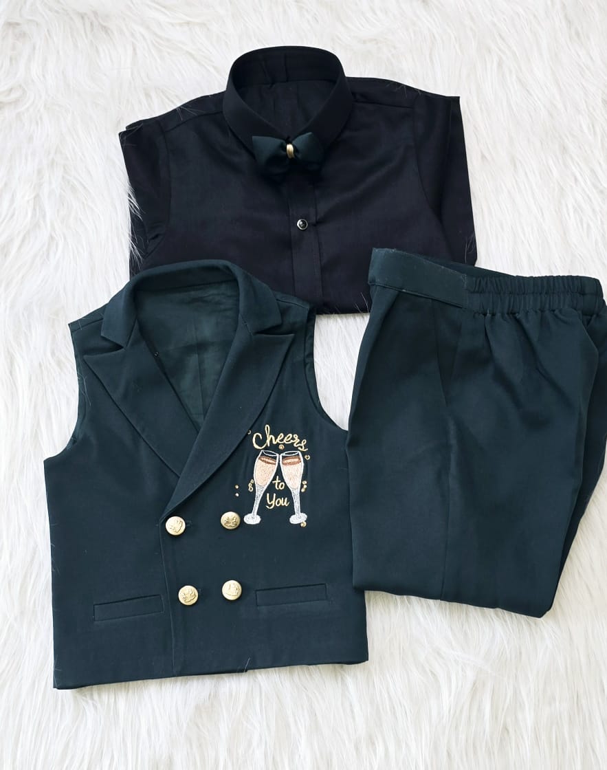 The "Cheers" Cocktail Waistcoat Set