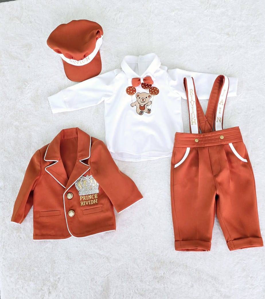 The Rust Teddy Blazer Suit