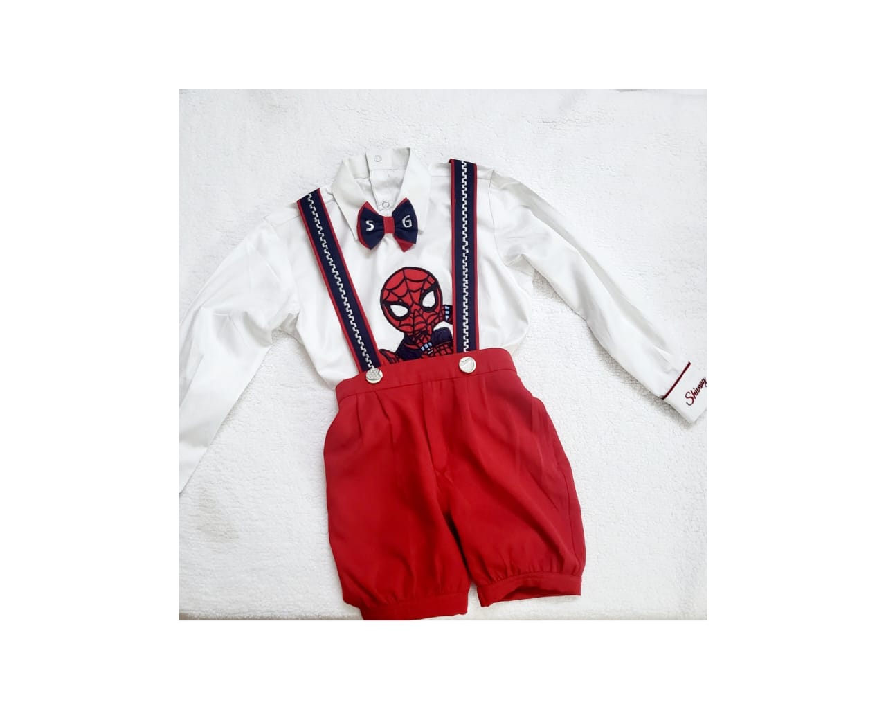The Friendly Neighborhood Formal: 2-Piece Spiderman Suspender Set