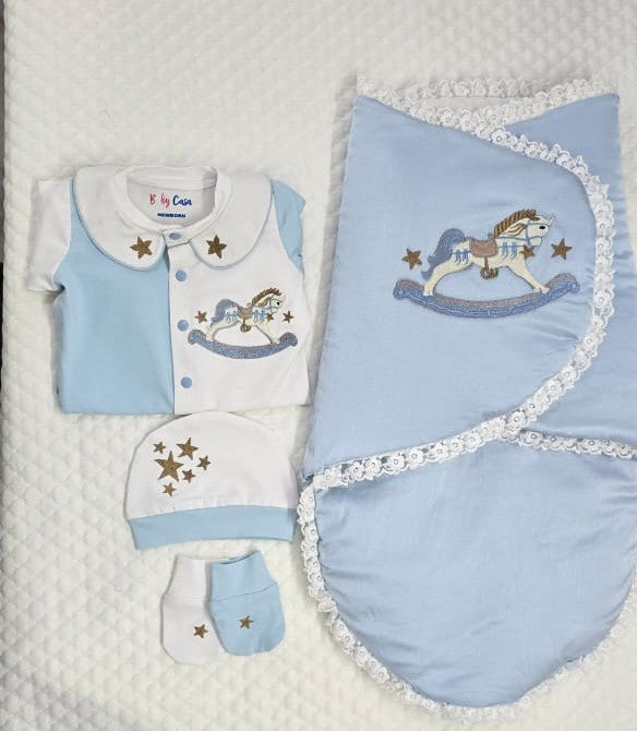 The Horse Blue Swaddler