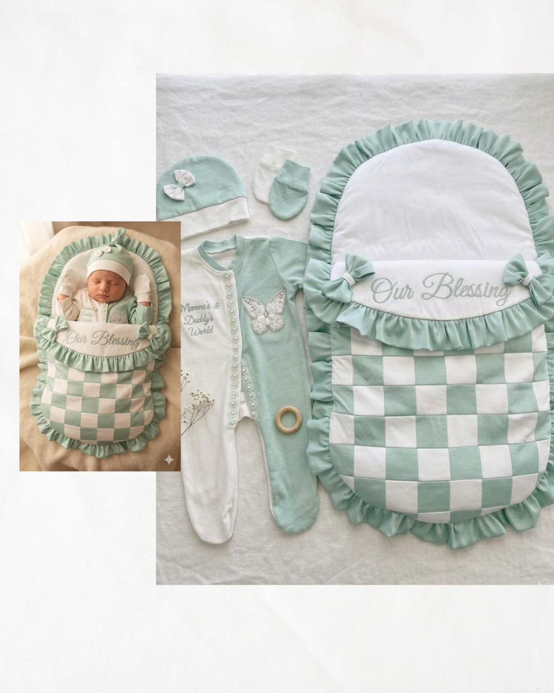 Our blessing newborn combo set