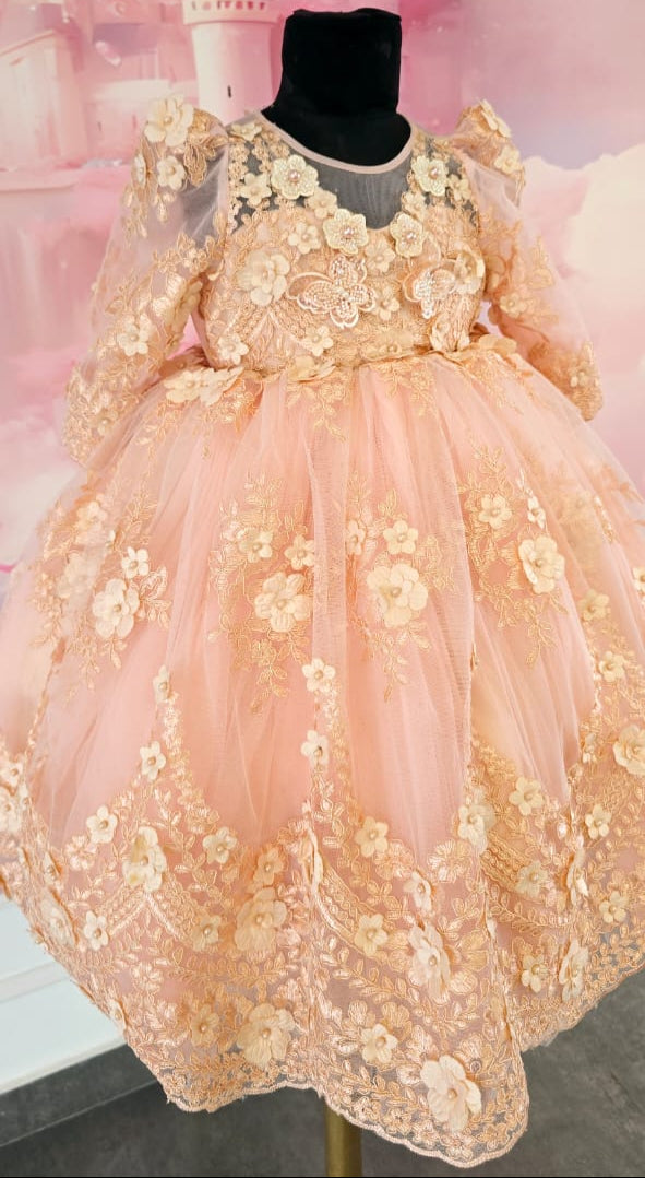 The Vintage Peach Frock