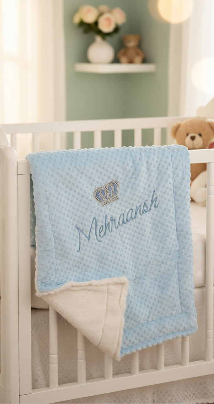 Royal Dream Minky Security Blanket - Personalized Comfort