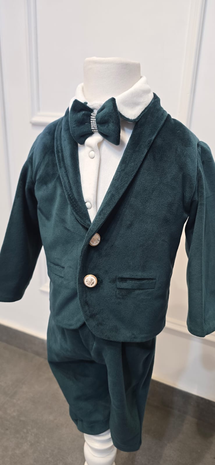 Bottle Green Suit Set