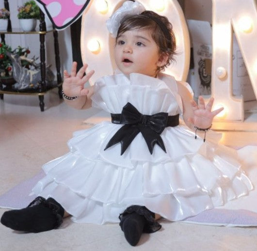 The White Elegant party frock