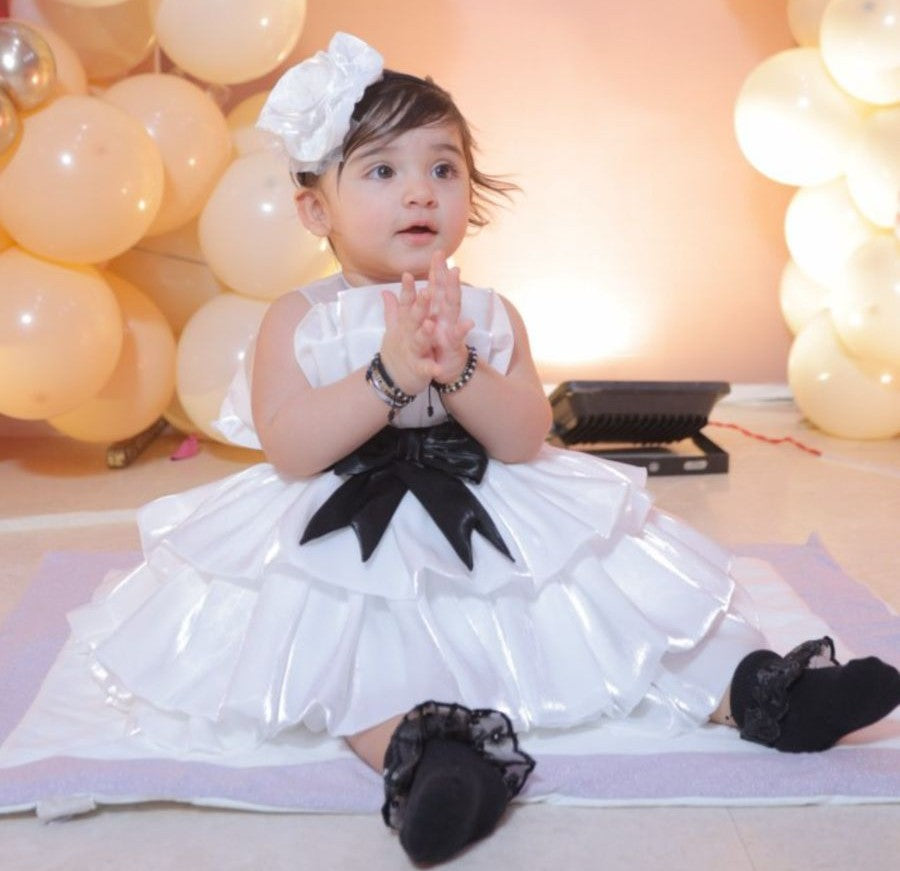 The White Elegant party frock