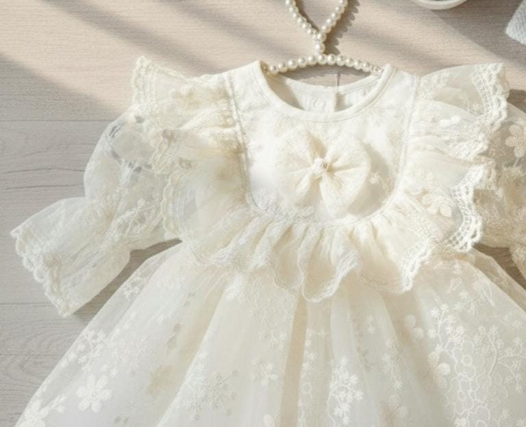 The Ivory Blossom Frock