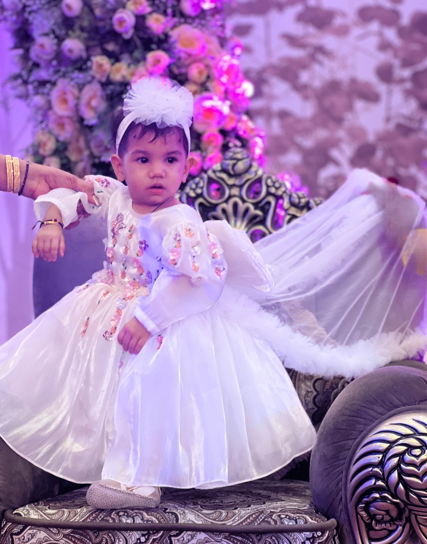 The White Floral Handwork