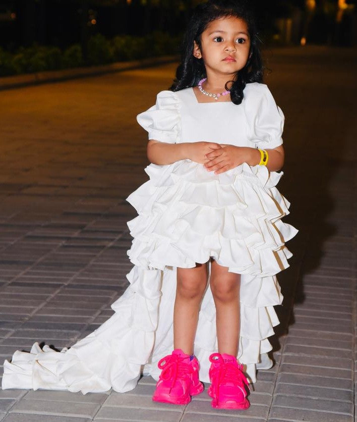 The White Trail Frock
