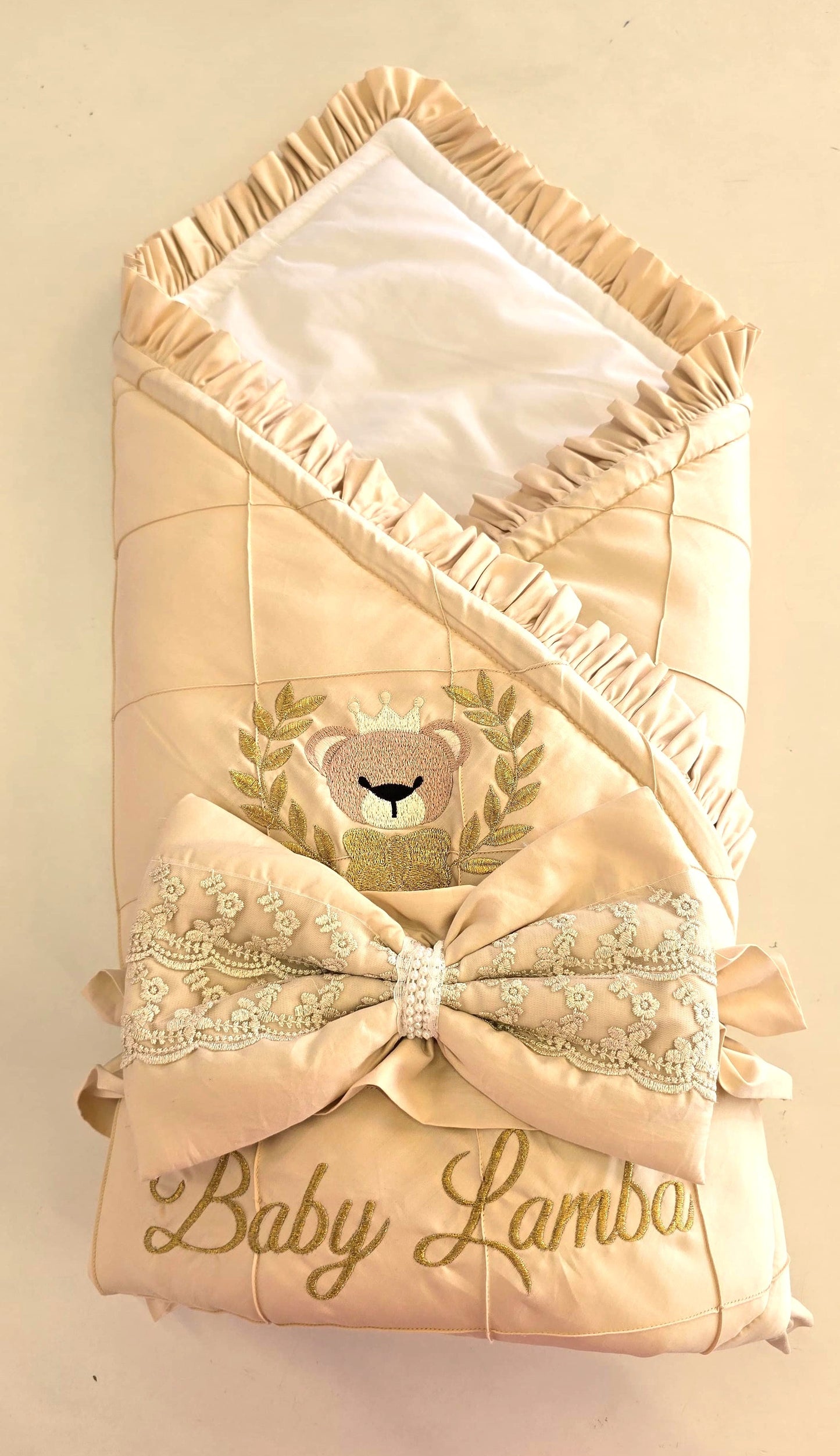 The Bow Frill wrap