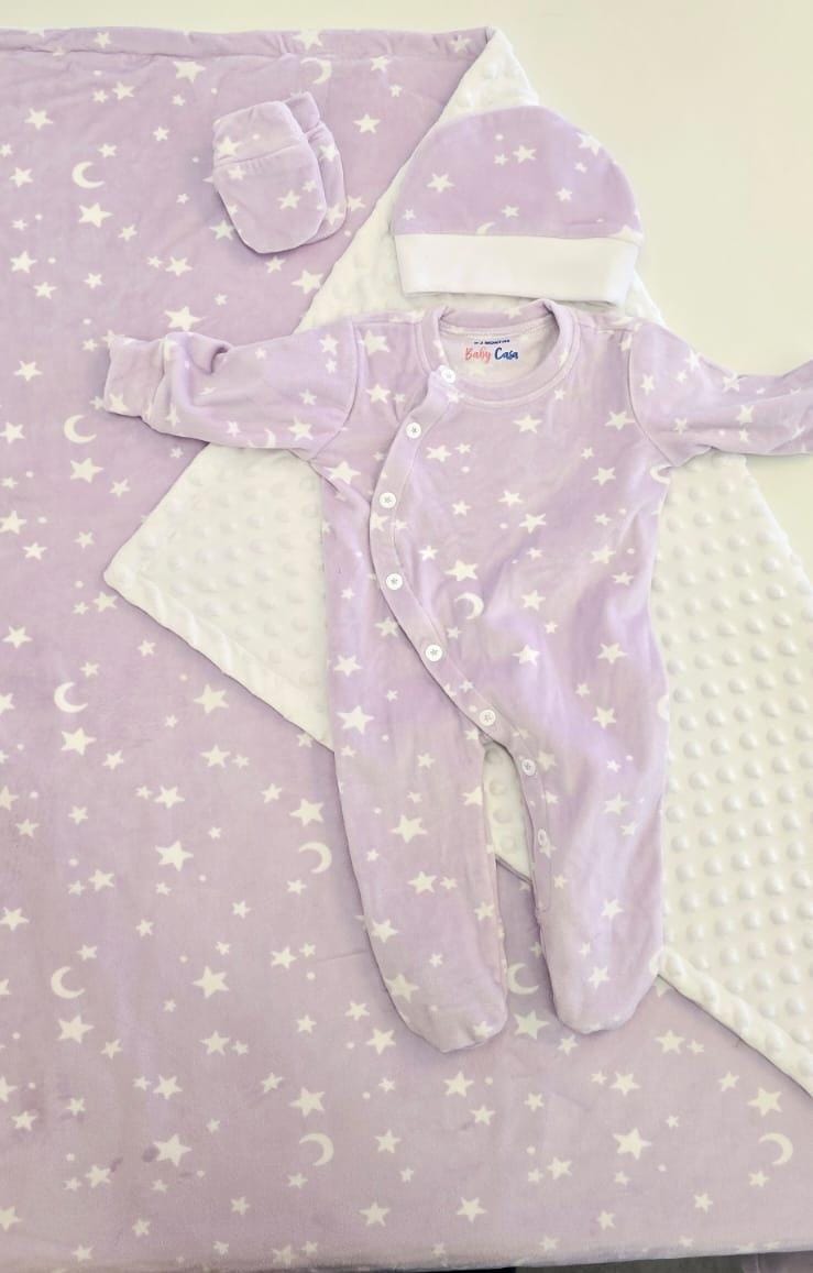 Little Baby Bow Wrap & Romper Themed Set