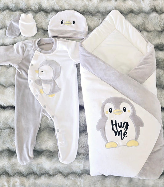 The Grey & White Penguin Combo Set