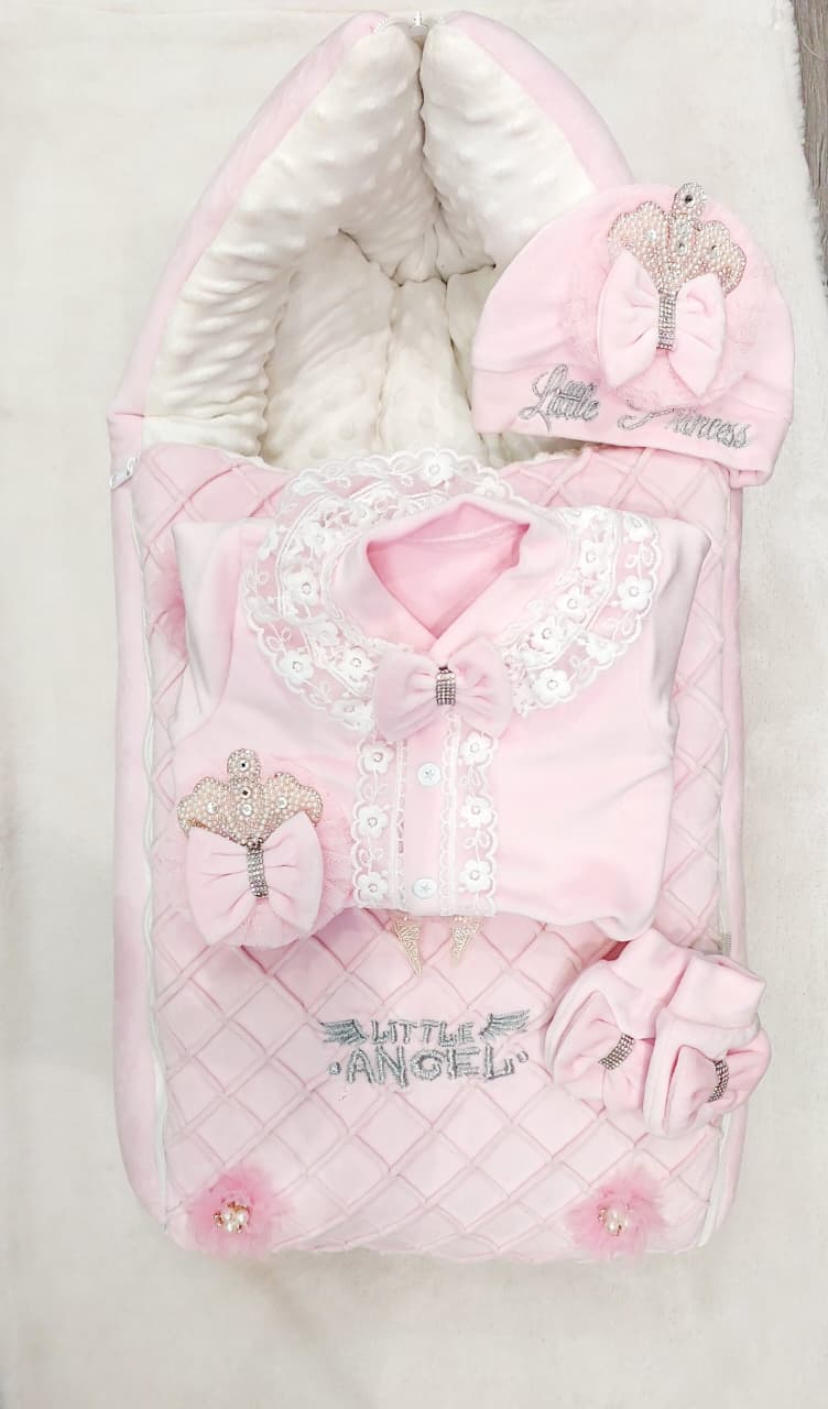 Bow Wrap & Romper Themed Set