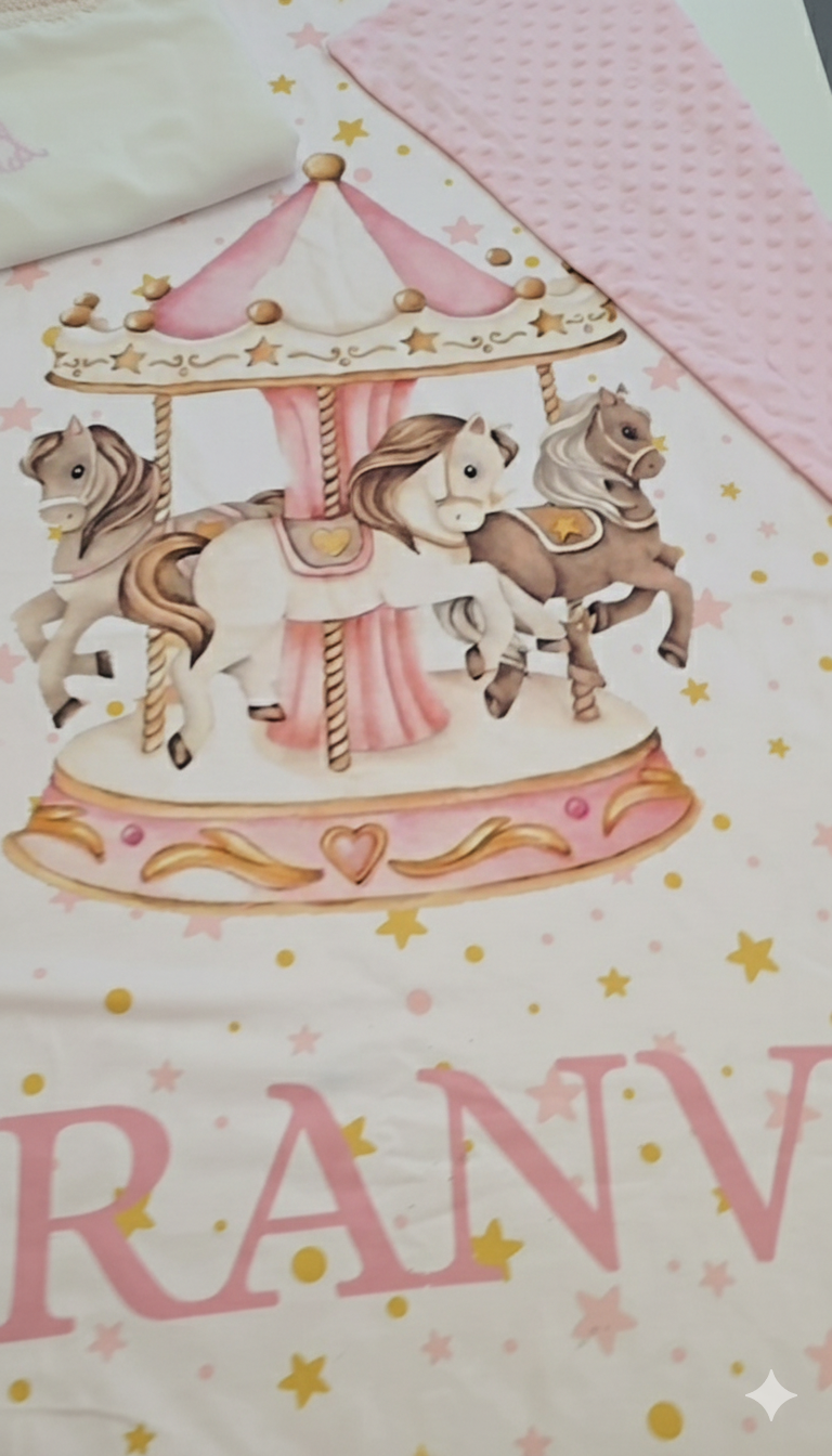 The Horse Carousel Blanket