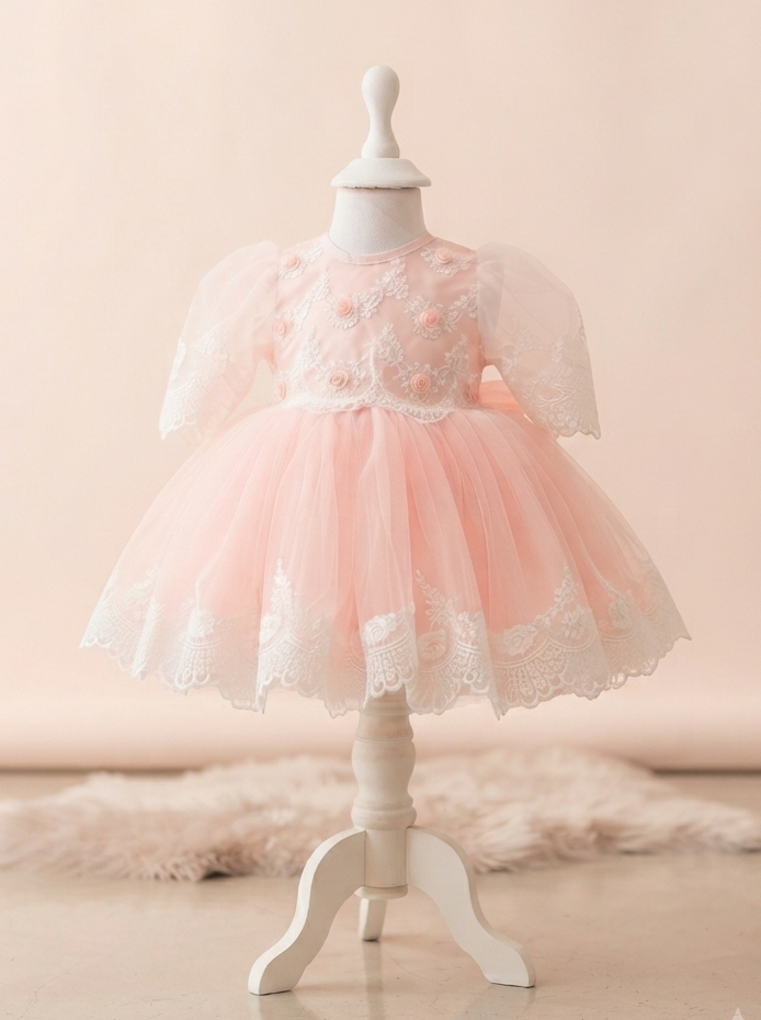 The Peachy Petal Frock