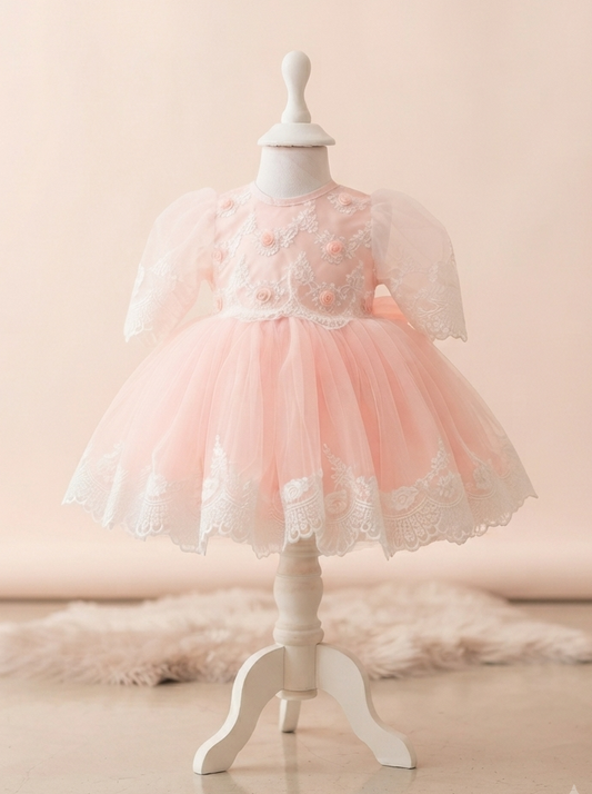 The Peachy Petal Frock