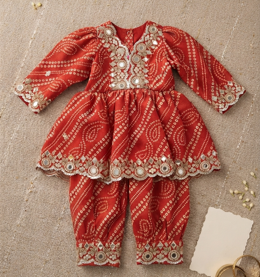 Bandhani One Piece Set