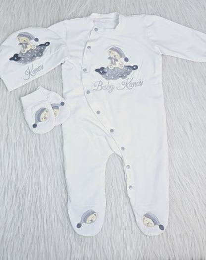 The Dreamy Side Pattern Romper Set