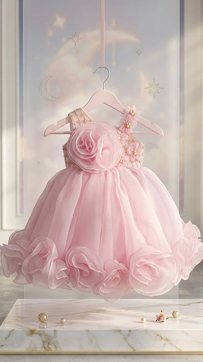 The Pretty Pink Rose Dress