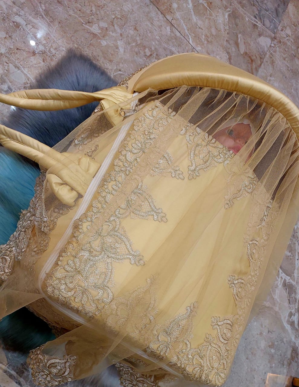 The Gold Zip Bassinet