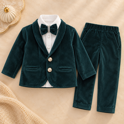 Bottle Green Suit Set