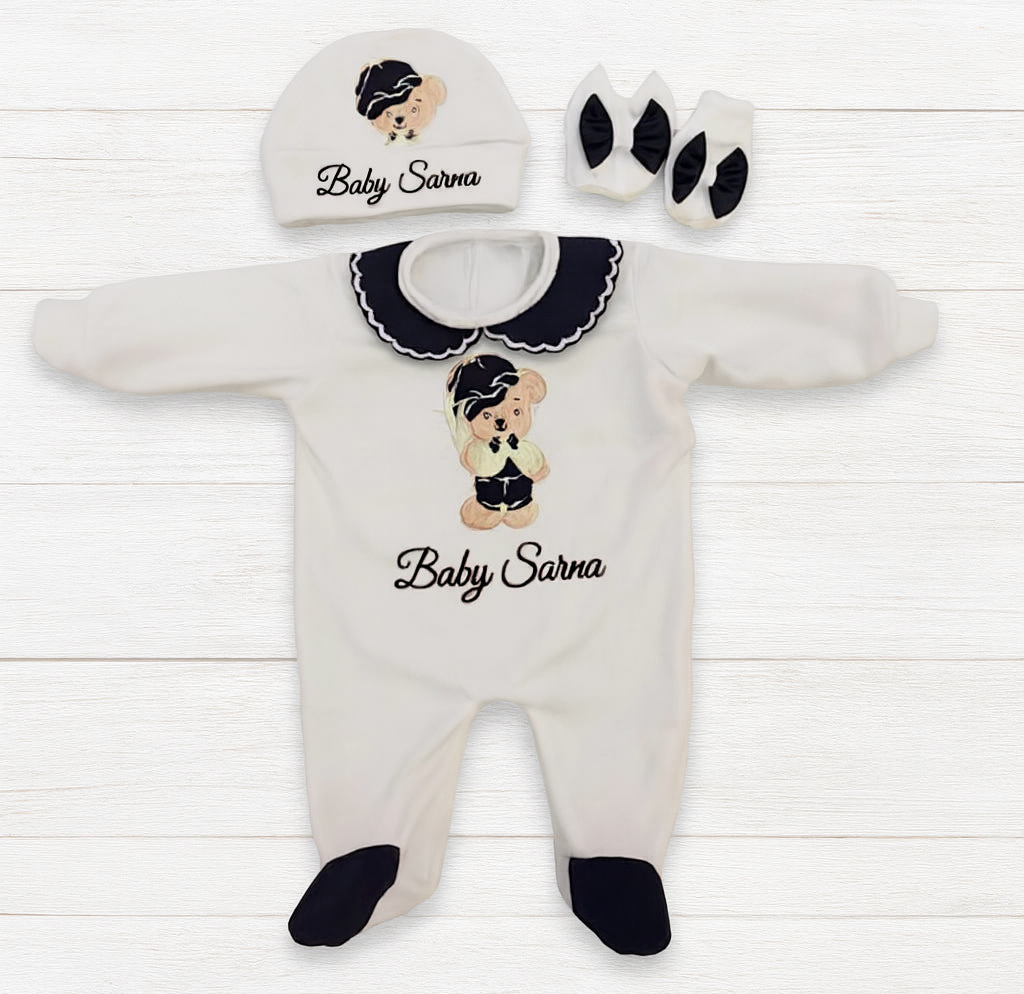 🐻 The "Baby Sarna" Personalized Teddy Set 💙