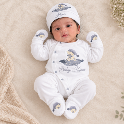 Dreamy Bear Romper Set