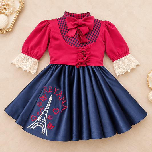 Paris Charm Satin Frock