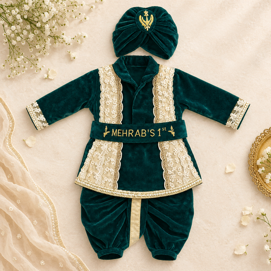 Emerald Lohri Kurta Set