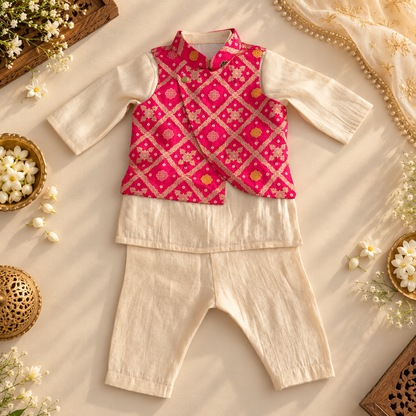 Pink Festive Twinning Set